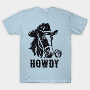 Howdy Horse with a Rose T-Shirt